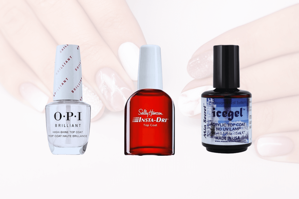 Top coats for acrylic nails